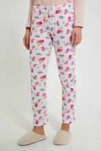 Load image into Gallery viewer, Redtag-Pink-Printed-Pyjama-Set-Pyjama-Sets-Women's-
