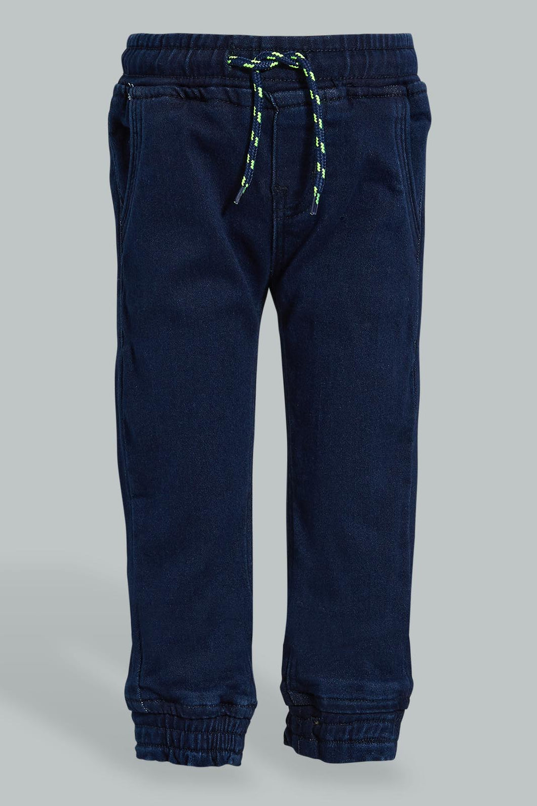 Redtag-Light-Wash-Knit-Denim-Jeans-Slim-Fit-Infant-Boys-3 to 24 Months
