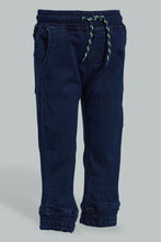 Load image into Gallery viewer, Redtag-Light-Wash-Knit-Denim-Jeans-Slim-Fit-Infant-Boys-3 to 24 Months
