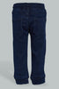 Redtag-Light-Wash-Knit-Denim-Jeans-Slim-Fit-Infant-Boys-3 to 24 Months
