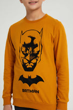 تنزيل الصورة على معرض الصور، Redtag-Mustard-Batman-Sweatshirt-Sweatshirts-Senior-Boys-9 to 14 Years
