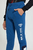 Redtag-Blue-Superman-Active-Pant-Joggers-Senior-Boys-9 to 14 Years