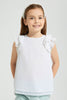Redtag-White-Textured-Blouse-Colour:White,-Filter:Girls-(2-to-8-Yrs),-Girls-Blouses,-New-In,-New-In-GIR,-Non-Sale,-S22B,-Section:Kidswear-Girls-2 to 8 Years
