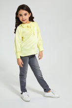 تنزيل الصورة على معرض الصور، Redtag-Yellow-Tie-Knot-Neckline-Blouse-Blouses-Girls-2 to 8 Years
