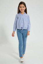 Load image into Gallery viewer, Redtag-Stripe-Blouse-Blouses-Girls-2 to 8 Years
