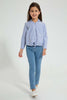 Redtag-Stripe-Blouse-Blouses-Girls-2 to 8 Years
