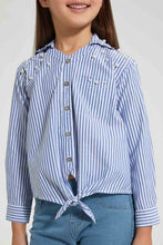 Load image into Gallery viewer, Redtag-Stripe-Blouse-Blouses-Girls-2 to 8 Years
