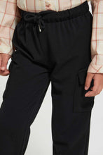 Load image into Gallery viewer, Black Patch Pocket Trouser
