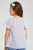 Redtag-Lilac-Yarndyed-Check-With-Shifli-&-Textured-Blouse-Colour:Lilac,-Filter:Girls-(2-to-8-Yrs),-Girls-Blouses,-New-In,-New-In-GIR,-Non-Sale,-S22B,-Section:Kidswear-Girls-2 to 8 Years
