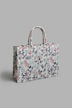 Load image into Gallery viewer, Redtag-Multi-Floral-Printed-Tote-Cross-Body-Bags-Women-
