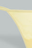 Redtag-Yellow-Plain-Tiered-Babydoll-With-Thongs-Babydolls-Women's-