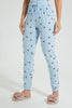 Redtag-Blue-Heart-Printed-Pyjama-Set-Colour:Blue,-Filter:Women's-Clothing,-New-In,-New-In-Women,-Non-Sale,-S22A,-Section:Women,-Women-Pyjama-Sets-Women's-
