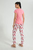 Redtag-Pink-Printed-Pyjama-Set-Colour:Pink,-Filter:Women's-Clothing,-New-In,-New-In-Women,-Non-Sale,-S22A,-Section:Women,-Women-Pyjama-Sets-Women's-