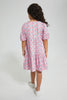 Redtag-Pink-Front-Placket-Printed-Dress-Colour:Pink,-Filter:Girls-(2-to-8-Yrs),-Girls-Dresses,-New-In,-New-In-GIR,-Non-Sale,-S22A,-Section:Kidswear-Girls-2 to 8 Years