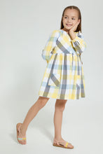 تنزيل الصورة على معرض الصور، Redtag-Assorted-Check-Dress-Dresses-Girls-2 to 8 Years
