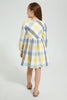 Redtag-Assorted-Check-Dress-Dresses-Girls-2 to 8 Years