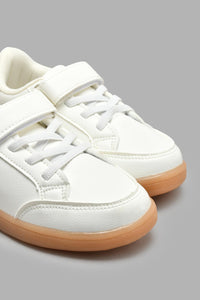 Redtag-White-Translucent-Sole-Sneaker-Sneakers-Boys-3 to 5 Years