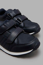 Load image into Gallery viewer, Redtag-Navy-Colour-Block-Sneaker-Sneakers-Boys-3 to 5 Years
