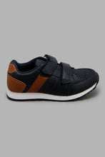 Load image into Gallery viewer, Redtag-Navy-Colour-Block-Sneaker-Sneakers-Boys-3 to 5 Years
