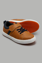 Load image into Gallery viewer, Redtag-Tan-Colour-Block-Sneaker-Sneakers-Boys-3 to 5 Years
