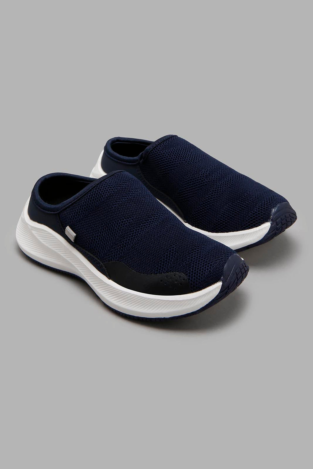 Redtag-Navy-Mule-Slip-On-Slip-Ons-Boys-3 to 5 Years