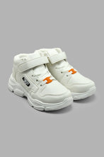 Load image into Gallery viewer, Redtag-White-High-Top-Chunky-Sneaker-Chunky-Boys-3 to 5 Years
