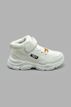 Load image into Gallery viewer, Redtag-White-High-Top-Chunky-Sneaker-Chunky-Boys-3 to 5 Years
