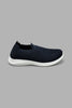 Redtag-Navy-Knit-Slip-On-BSR-Trainers,-Colour:Navy,-Filter:Boys-Footwear-(5-to-14-Yrs),-New-In,-New-In-BSR-FOO,-Non-Sale,-S22A,-Section:Kidswear-Senior-Boys-5 to 14 Years