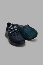 Load image into Gallery viewer, Redtag-Navy-Translucent-Sole-Sneaker-BSR-Trainers,-Colour:Navy,-Filter:Boys-Footwear-(5-to-14-Yrs),-New-In,-New-In-BSR-FOO,-Non-Sale,-S22A,-Section:Kidswear-Senior-Boys-5 to 14 Years
