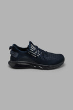 Load image into Gallery viewer, Redtag-Navy-Translucent-Sole-Sneaker-BSR-Trainers,-Colour:Navy,-Filter:Boys-Footwear-(5-to-14-Yrs),-New-In,-New-In-BSR-FOO,-Non-Sale,-S22A,-Section:Kidswear-Senior-Boys-5 to 14 Years
