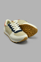 Load image into Gallery viewer, Redtag-Beige-Colour-Block-Sneaker-Sneakers-Senior-Boys-5 to 14 Years
