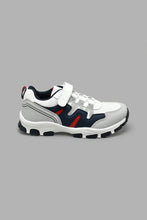 Load image into Gallery viewer, Redtag-White-Colour-Block-Trekker-BSR-Trainers,-Colour:White,-Filter:Boys-Footwear-(5-to-14-Yrs),-New-In,-New-In-BSR-FOO,-Non-Sale,-S22A,-Section:Kidswear-Senior-Boys-5 to 14 Years
