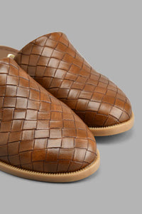 Redtag-Brown-Woven-Mule-Boys-Casual-Shoes,-Colour:Brown,-Filter:Boys-Footwear-(3-to-5-Yrs),-New-In,-New-In-BOY-FOO,-Non-Sale,-S22A,-Section:Kidswear-Boys-3 to 5 Years