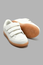 Load image into Gallery viewer, Redtag-White-Translucent-Sole-Sneaker-BSR-Casual-Shoes,-Colour:White,-Filter:Boys-Footwear-(5-to-14-Yrs),-New-In,-New-In-BSR-FOO,-Non-Sale,-S22A,-Section:Kidswear-Senior-Boys-5 to 14 Years
