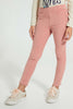 Redtag-Pink-Printed-Jegging-Jeggings-Girls-2 to 8 Years