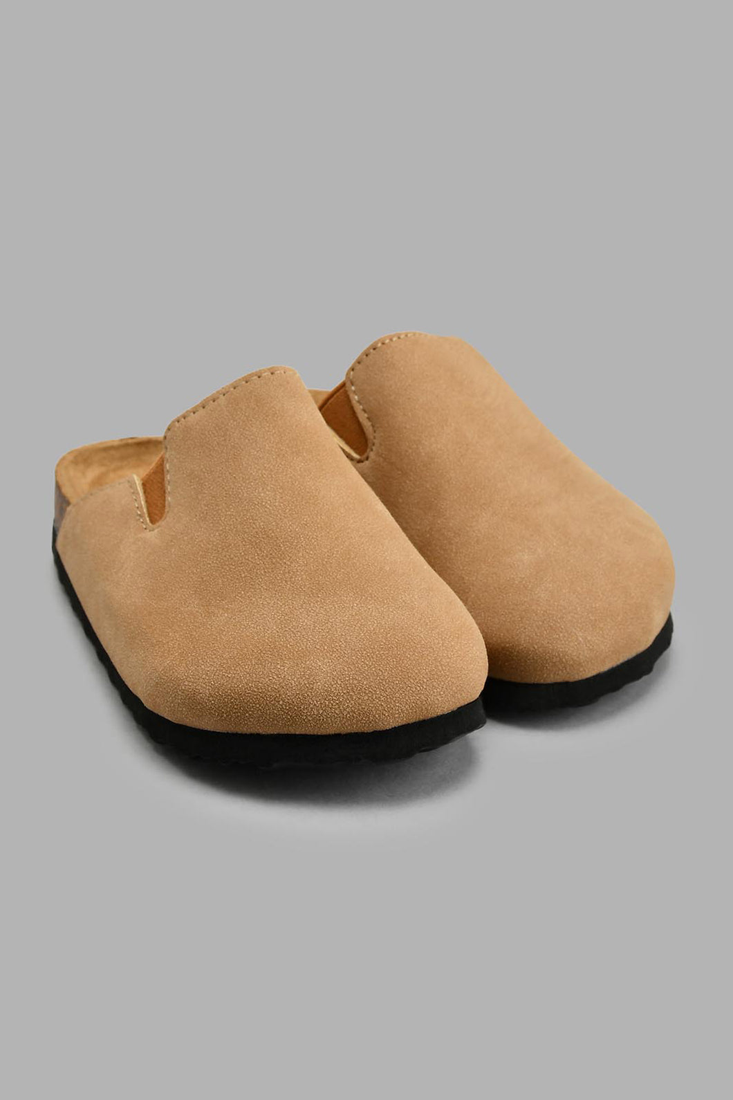 Redtag-Sand-Cork-Mule-Boys-Casual-Sandals,-Colour:Sand,-Filter:Boys-Footwear-(3-to-5-Yrs),-New-In,-New-In-BOY-FOO,-Non-Sale,-S22A,-Section:Kidswear-Boys-3 to 5 Years