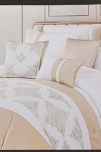تنزيل الصورة على معرض الصور، Redtag-Beige-7-Piece-Embroidery-Comforter-Set-(King-Size)-Comforters-Home-Bedroom-
