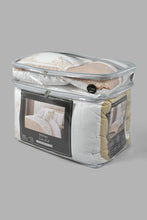 تنزيل الصورة على معرض الصور، Redtag-Beige-7-Piece-Embroidery-Comforter-Set-(King-Size)-Comforters-Home-Bedroom-
