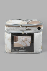Redtag-Beige-7-Piece-Embroidery-Comforter-Set-(King-Size)-Comforters-Home-Bedroom-