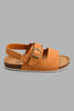 Redtag-Tan-Cork-Sandal-Cork-Sandals-Boys-3 to 5 Years