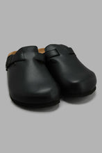 Load image into Gallery viewer, Redtag-Black-Cork-Mule-Mules-Senior-Boys-5 to 14 Years
