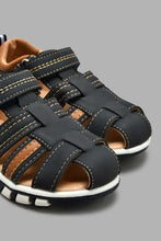 Load image into Gallery viewer, Redtag-Navy-Fisherman-Sandal-Boys-Casual-Sandals,-Colour:Navy,-Filter:Boys-Footwear-(3-to-5-Yrs),-New-In,-New-In-BOY-FOO,-Non-Sale,-S22A,-Section:Kidswear-Boys-3 to 5 Years
