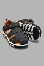 Load image into Gallery viewer, Redtag-Navy-Fisherman-Sandal-Boys-Casual-Sandals,-Colour:Navy,-Filter:Boys-Footwear-(3-to-5-Yrs),-New-In,-New-In-BOY-FOO,-Non-Sale,-S22A,-Section:Kidswear-Boys-3 to 5 Years
