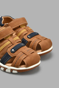 Redtag-Brown-Fisherman-Sandal-Boys-Casual-Sandals,-Colour:Brown,-Filter:Boys-Footwear-(3-to-5-Yrs),-New-In,-New-In-BOY-FOO,-Non-Sale,-S22A,-Section:Kidswear-Boys-3 to 5 Years