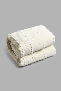Redtag-Beige-7-Piece-Tufted-Embroidery-Comforter-Set-(King-Size)-Comforters-Home-Bedroom-