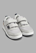 Load image into Gallery viewer, Redtag-Grey-Colour-Block-Skate-Shoe-Skate-Shoes-Boys-3 to 5 Years
