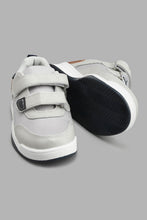 Load image into Gallery viewer, Redtag-Grey-Colour-Block-Skate-Shoe-Skate-Shoes-Boys-3 to 5 Years
