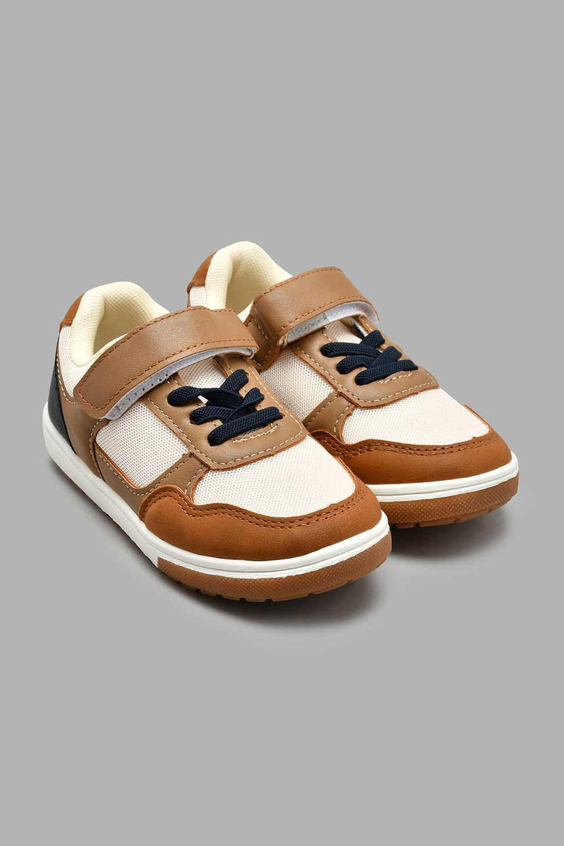 Redtag-Brown-Colour-Block-Skate-Shoe-Boys-Casual-Shoes,-Colour:Brown,-Filter:Boys-Footwear-(3-to-5-Yrs),-New-In,-New-In-BOY-FOO,-Non-Sale,-S22A,-Section:Kidswear-Boys-3 to 5 Years