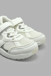 Redtag-White-Chunky-Sneaker-Boys-Trainers,-Colour:White,-Filter:Boys-Footwear-(3-to-5-Yrs),-New-In,-New-In-BOY-FOO,-Non-Sale,-S22A,-Section:Kidswear-Boys-3 to 5 Years