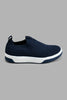 Redtag-Navy-Knit-Slip-On-Boys-Trainers,-Colour:Navy,-Filter:Boys-Footwear-(3-to-5-Yrs),-New-In,-New-In-BOY-FOO,-Non-Sale,-S22A,-Section:Kidswear-Boys-3 to 5 Years